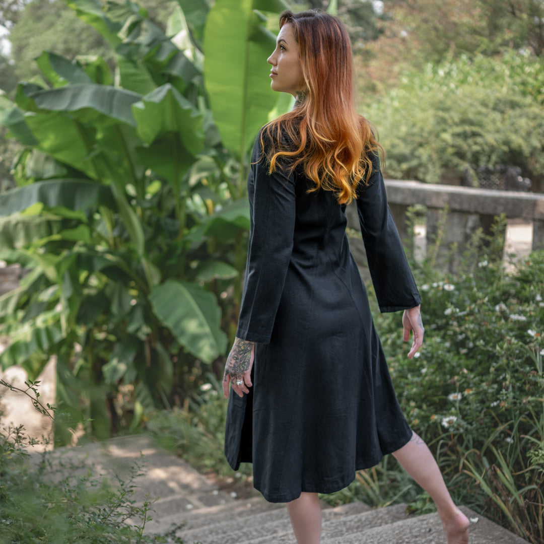 black chemise dress Chemise Dress, Black Small