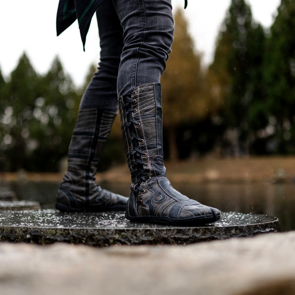 Men's Spiral Tabi - Ironwood Brown and Classic Black