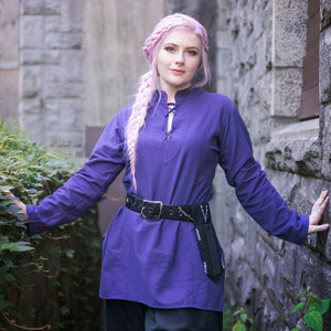 Women's Renaissance Tunic - Nightshade Purple