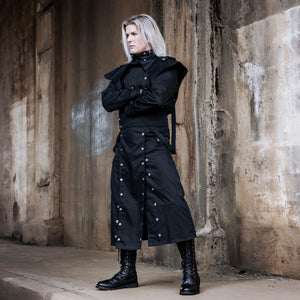 Stampede Duster - Black, Size XL