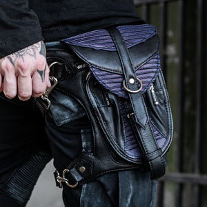 Gunslinger Stash - Classic Black and Nightshade Purple, Size Small
