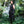 Bramblewood Long Vest - Black with Brown Details