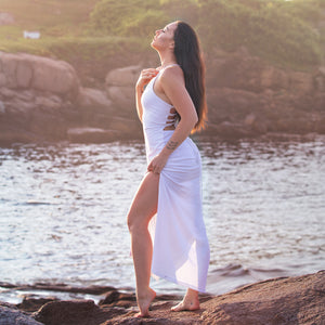 Summoner's Gown - White, Size 2X