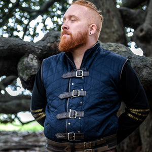 Bramblewood Long Vest - Navy Blue