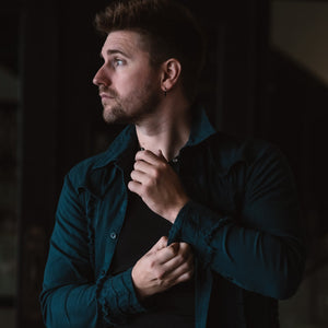 Valiant Button Up - Dark Teal