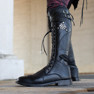 Women's Monolith Moto Boots - Classic Black