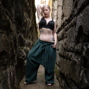 Brighthall Harem Pants - Dragonseye Green