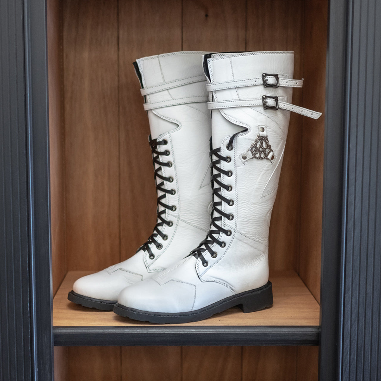 Monolith Riding Boot Men's Monolith Moto Boots - Dustvale White – Verillas