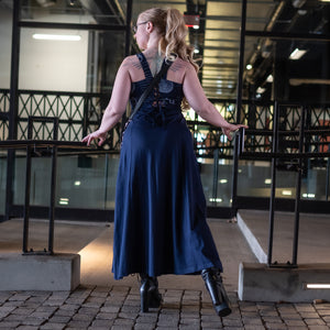 Shieldmaiden Maxi Dress - Navy Blue