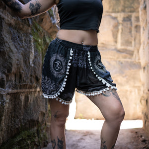Whimsy Tassel Shorts - Black