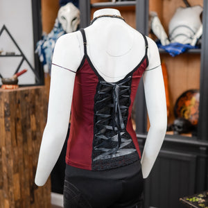 Darklace Tank Top - Giantsblood Burgundy