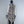 Bramblewood Longvest Sample:  Ivory & Navy Blue, Size Small