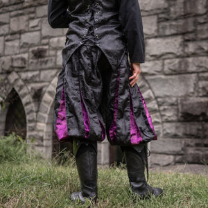 Noble Landsknecht Pants - Black and Purple