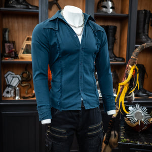 Valiant Button Up - Dark Teal