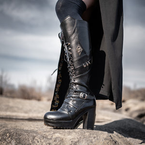 Women's Warlock Knee High 4" Heels - Special Order