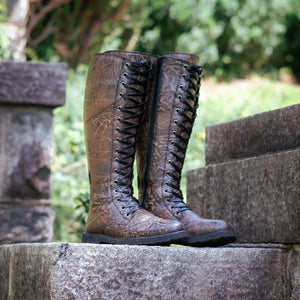 Men's Ares Knee-High Boots - Wide Sole - Special Order