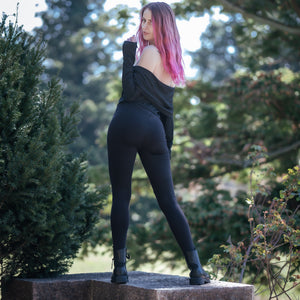 Armor Plate Leggings - Black
