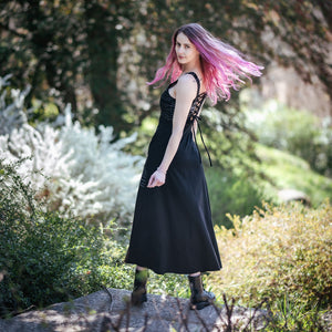 Shieldmaiden Maxi Dress - Black