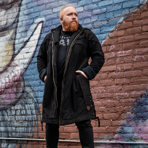 Marauder Long Coat - Black