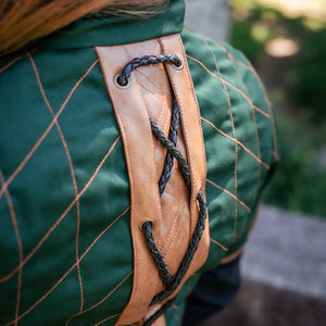 Bramblewood Crop Vest - Dragonseye Green