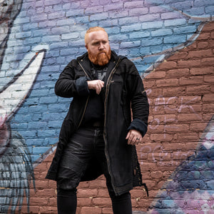 Marauder Long Coat - Weathered Brown
