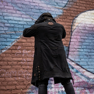 Marauder Long Coat - Black