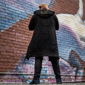 Marauder Long Coat - Black