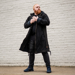 Marauder Long Coat - Black