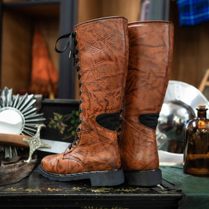 Men's Orion Knee-High Boots - Emberglow Orange