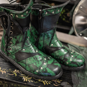 Men's Bramblewood Low Boots - Dragonseye Green with Classic Black