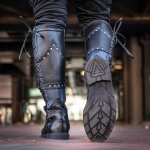 Men's Bramblewood Boots - Classic Black and Sapphire Blue