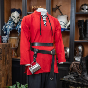 Berserker Long Tunic - Bright Red