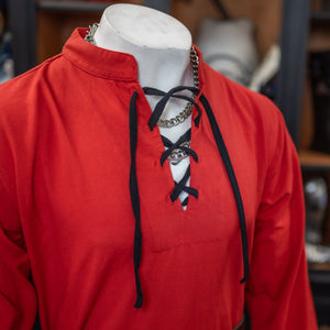 Berserker Long Tunic - Bright Red
