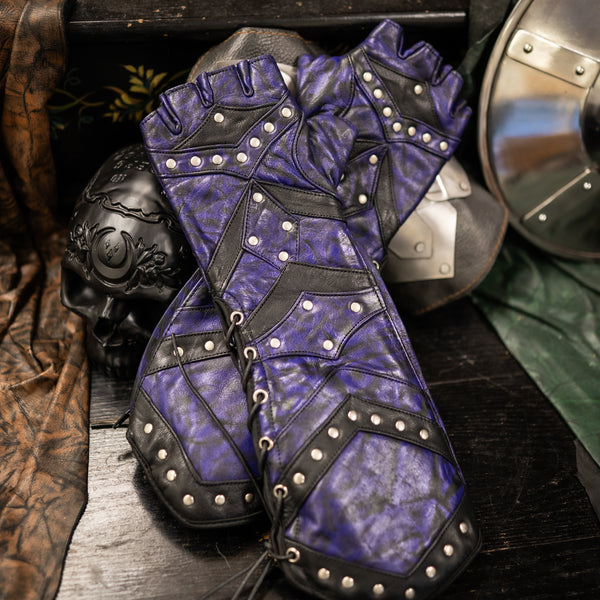 Bramblewood Gauntlets - Nightshade Purple