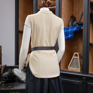 Women's Sleeveless Renaissance Tunic - Ivory