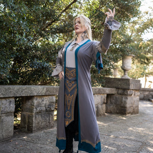 Highperch Wizard Surcoat - Arcane Grey