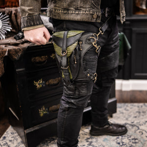 Gunslinger Stash - Classic Black and Acidmoss, Size Small