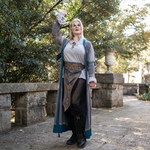 Highperch Wizard Surcoat - Arcane Grey