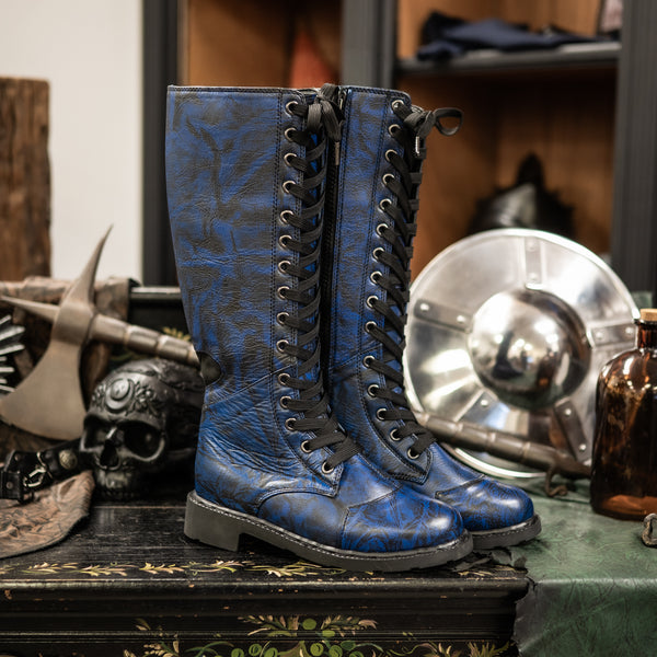 B-Stock Women's Ares Knee-High Boots - Azurinth Blue