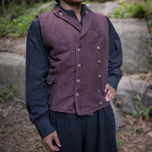 Fitted Men's Noble Vest - Brown