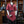 Aslaug Tunic - Red with Black Trim, Size Small