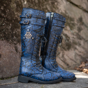 Men's Rampart Leather Boots - Azurinth Blue, Men's 10.5 Standard