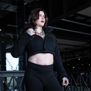 Warscout  Crop Jacket - Weathered Black