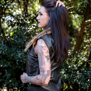 Havok Vest - Black Dragonskin