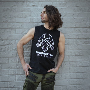 Cerberus Box Tank Top - Black