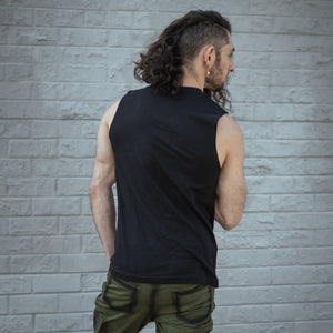 Cerberus Box Tank Top - Black