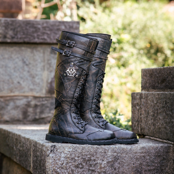 Women's Monolith Moto Boots - Ironwood Brown