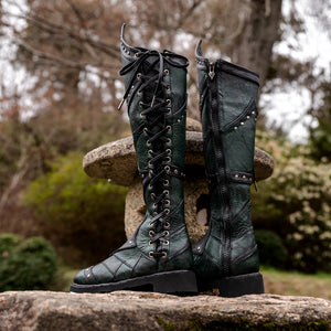 Men's Bramblewood Boots - Dragonseye Green and Classic Black