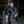 Valiant Leather Jerkin - Classic Black with Azurinth Blue