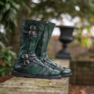 Women's Corsair Boots - Dragonseye Green and Classic Black